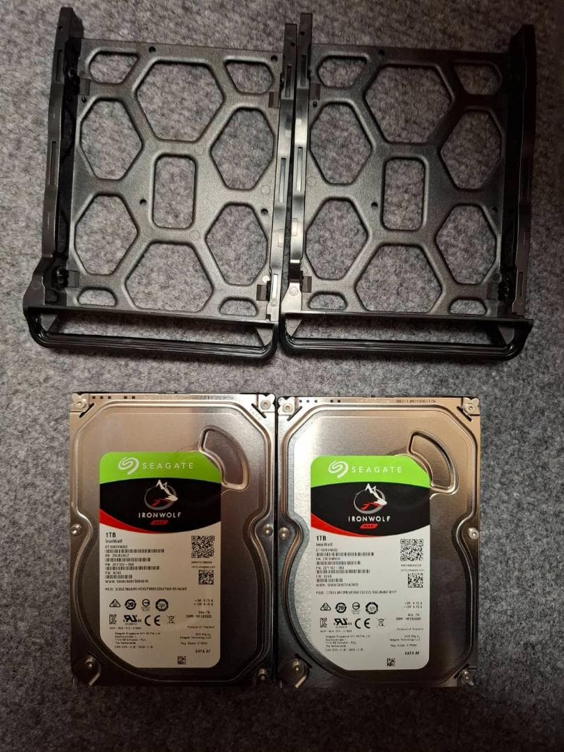 R*C様 Synology DS218+ NAS 2ベイ HDD(1TB*2)付