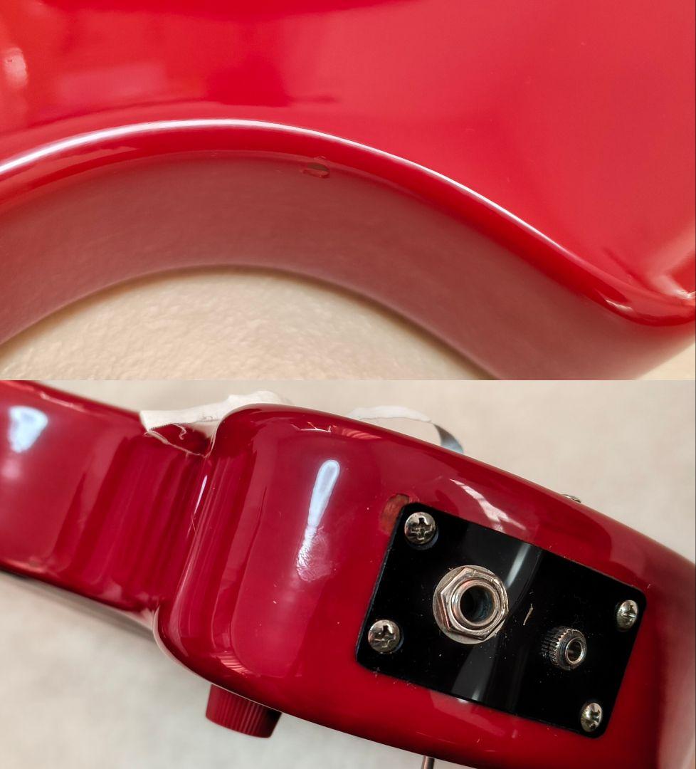 【超美品】ZO-3 レッド アンプ内蔵ミニギター 専用ケース付 ぞーさん