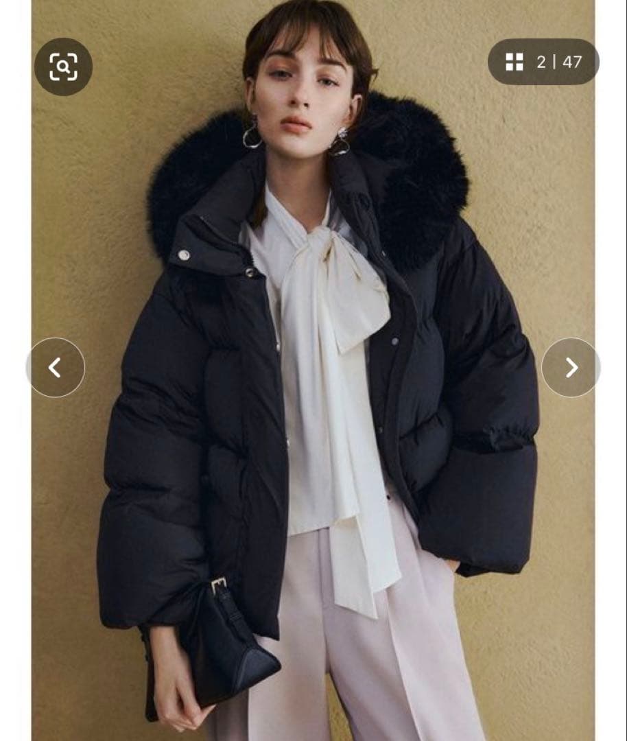 今季完売　フレイアイディー　ファー付きダウン