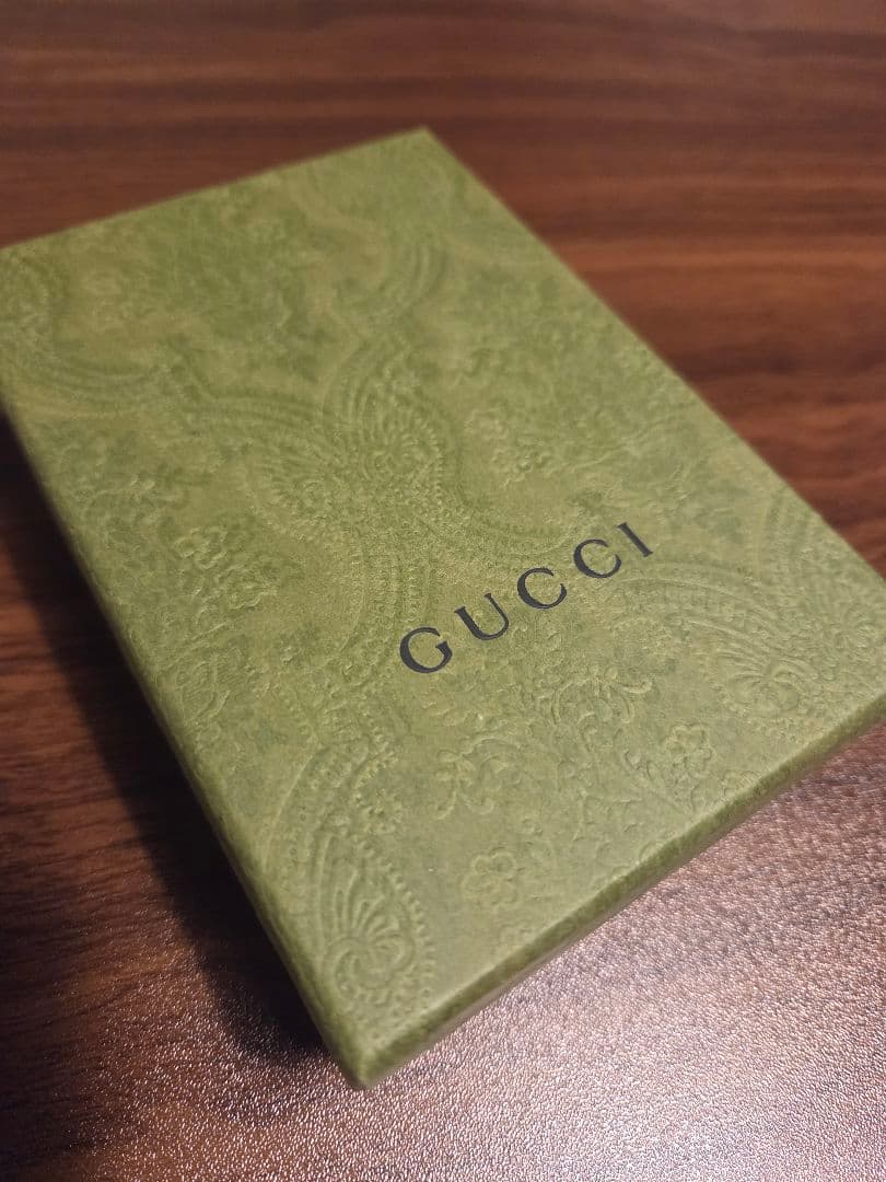 GUCCI☆美品 二つ折り財布 701489/GGアイスクリーム/ブルー