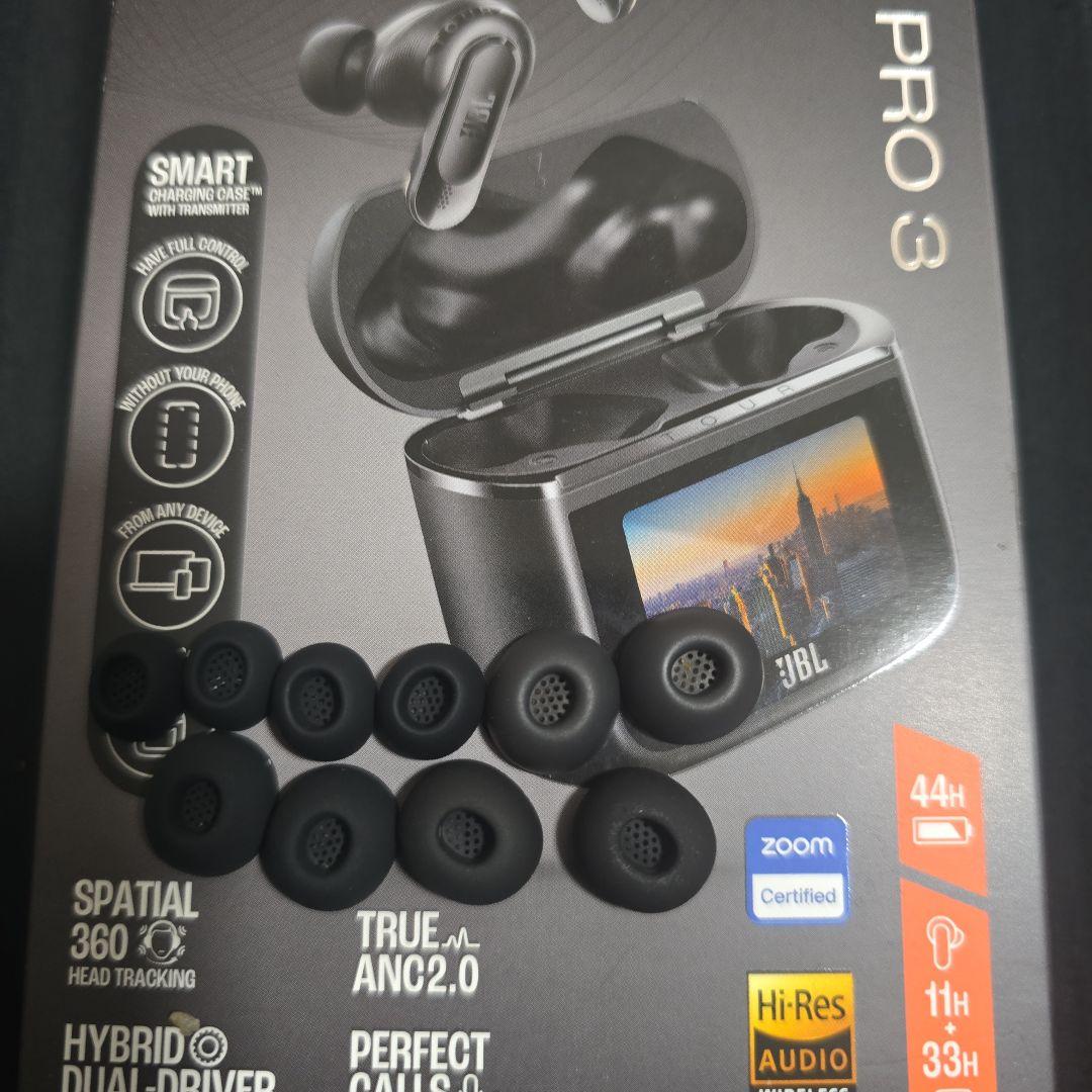 JBL tour pro 3 ケース付きTWSイヤホン