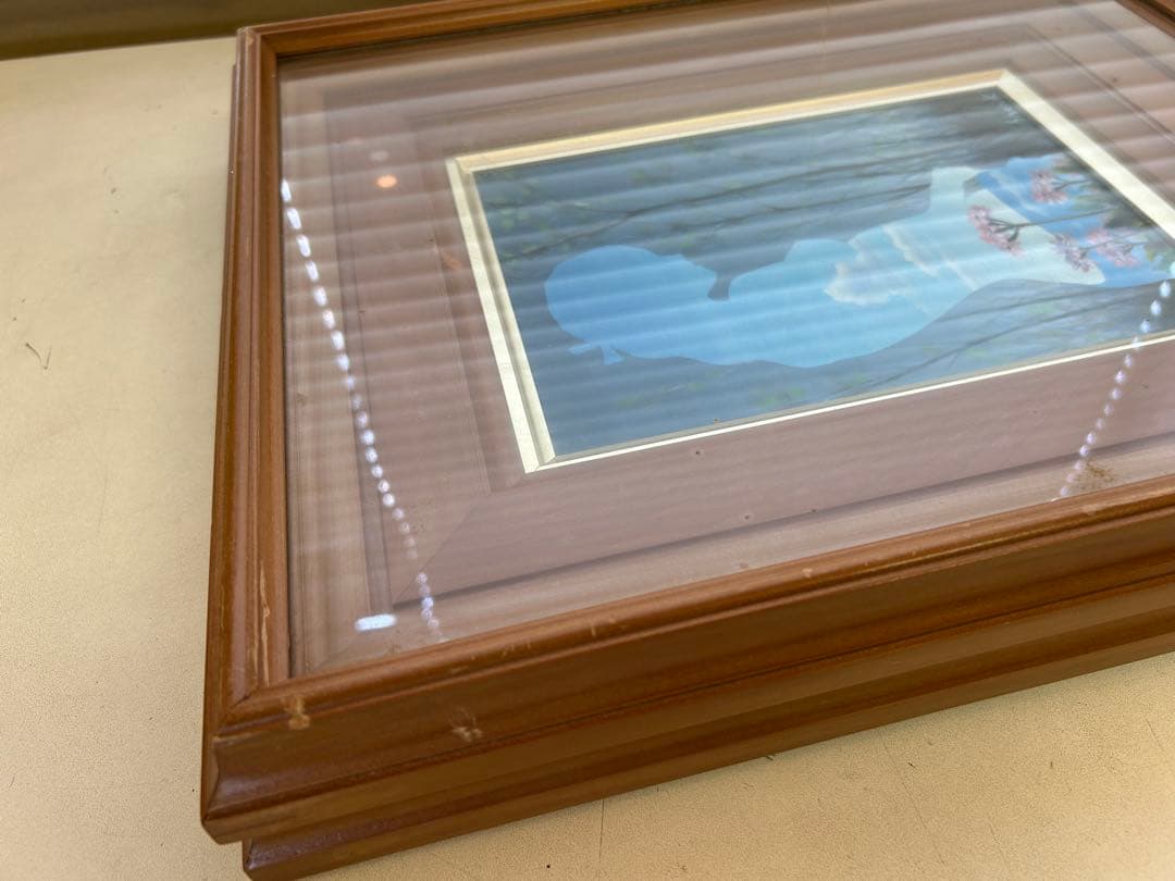 P814 小林正治『木立の幻想』油彩、キャンバス