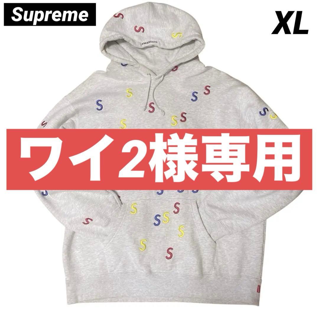 Supreme シュプリーム スウェット パーカー グレー 完売品 マルチ 稀少