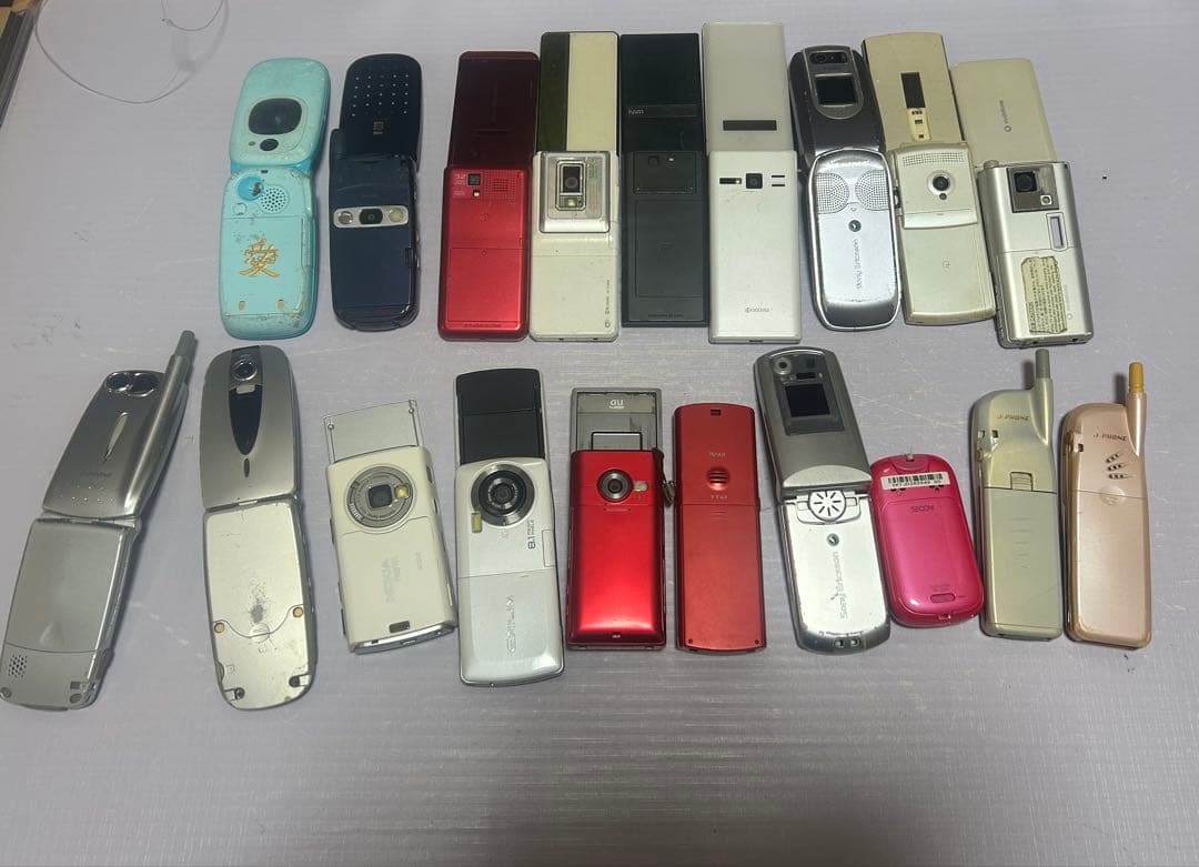 計１９個/携帯電話ガラケー類