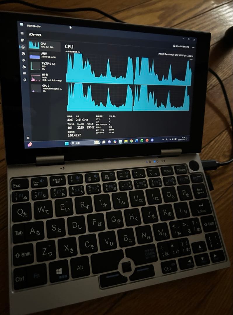 NANOTE NEXT 360度回転PC Windows11 SSD128 GB