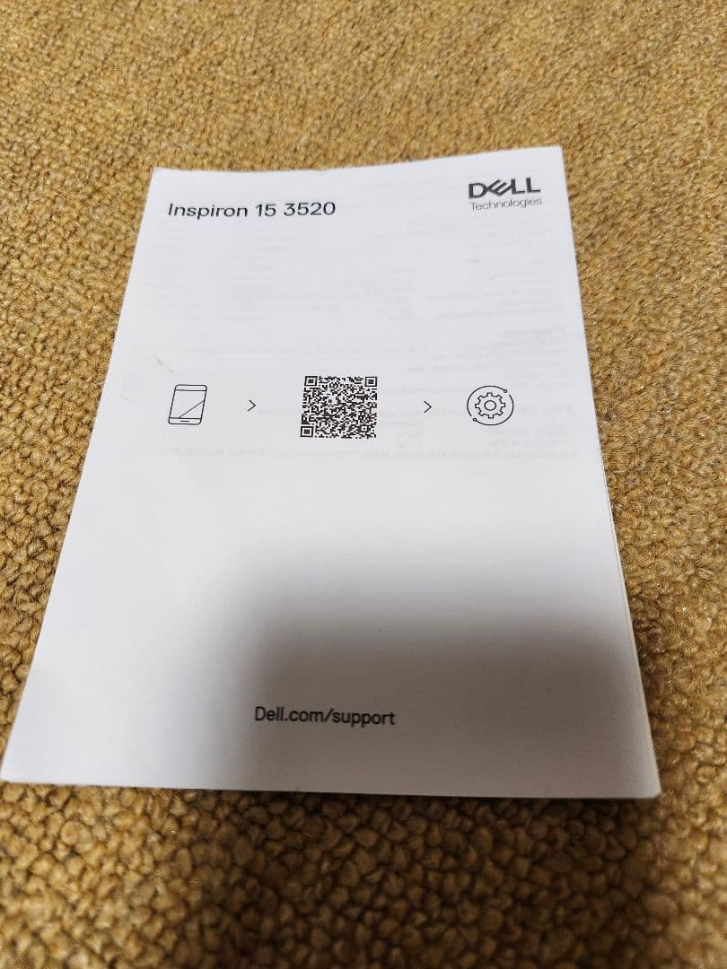 DELL inspiron　15 3520　NI55-EHHBB