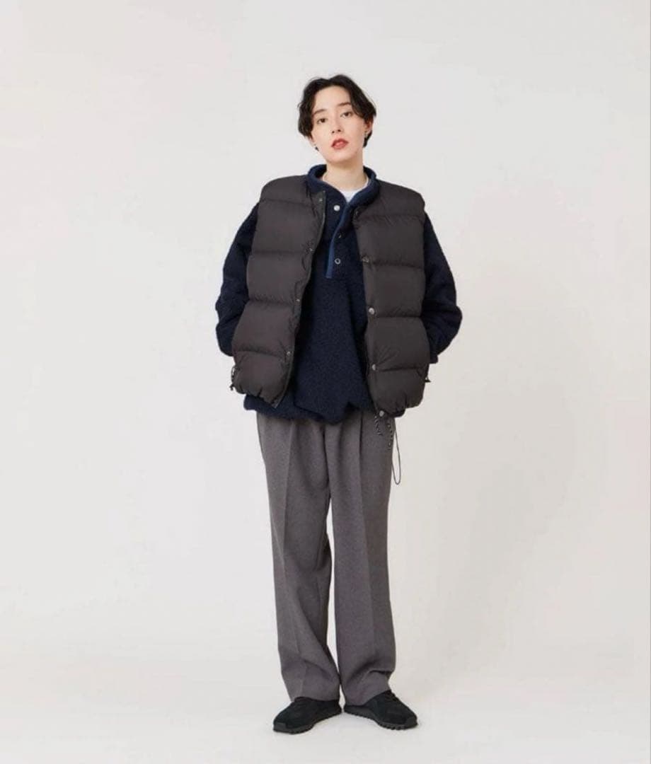 【美品】Shinzone × WILDTHINGS ダウンベスト ブラック