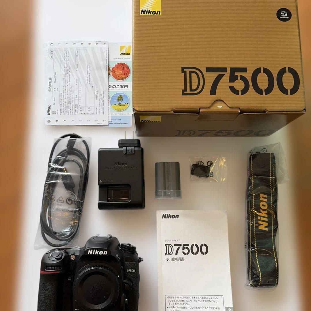 【美品】NikonD7500 一眼レフレンズ2つ付き