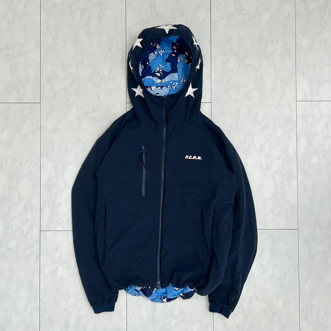 【人気】FCRB SOPH ナイロンジャケット　リバーシブル　総柄　ドローコード
