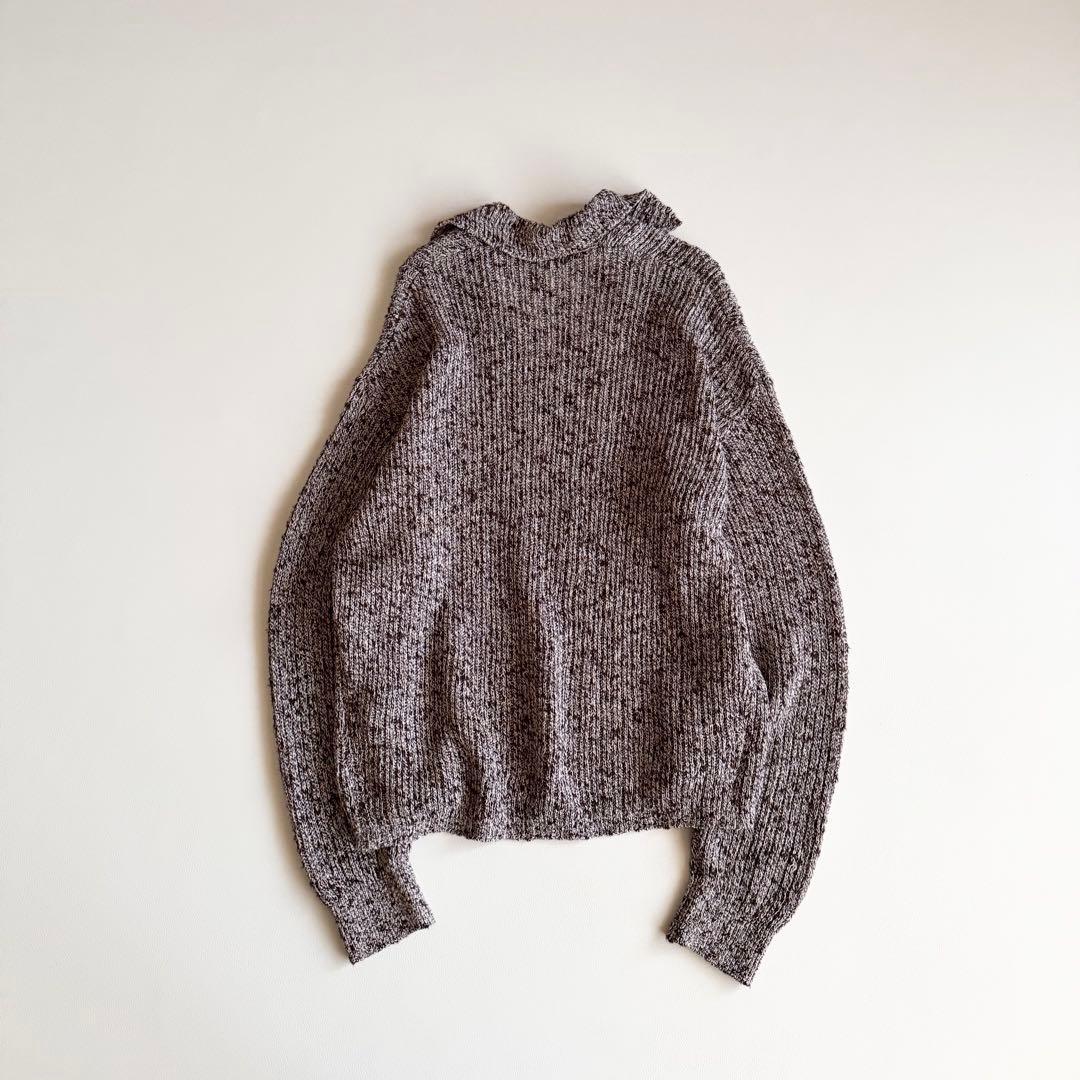 23SS 【オーラリー】コットンスラブリブスキッパーニット 小松菜奈着用 3