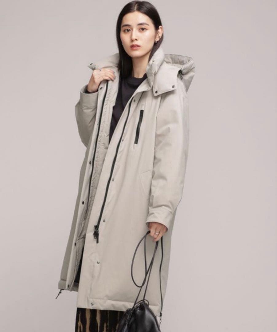 NANO UNIVERSE 西川ダウン ソロテックスロングダウン