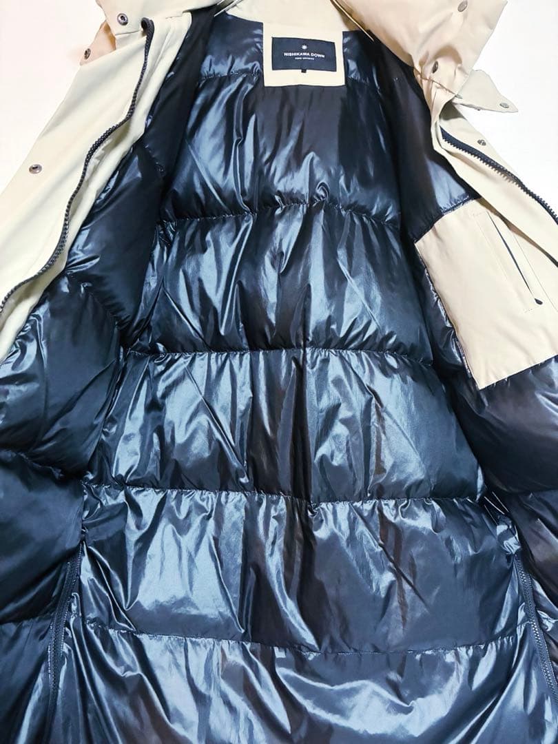 NANO UNIVERSE 西川ダウン ソロテックスロングダウン