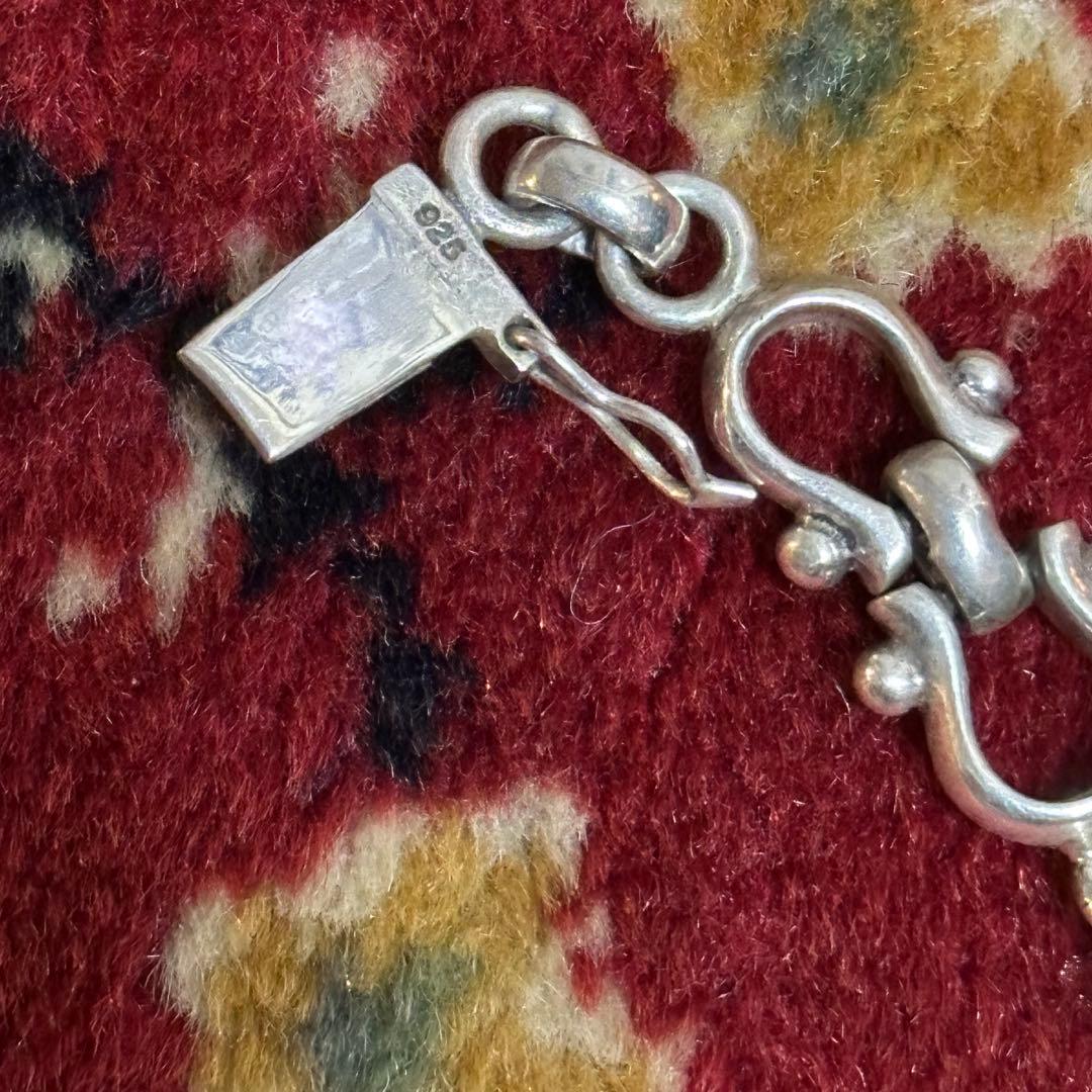 Vintage ホースシューチェーンリンクブレスレット シルバー925 メキシコ