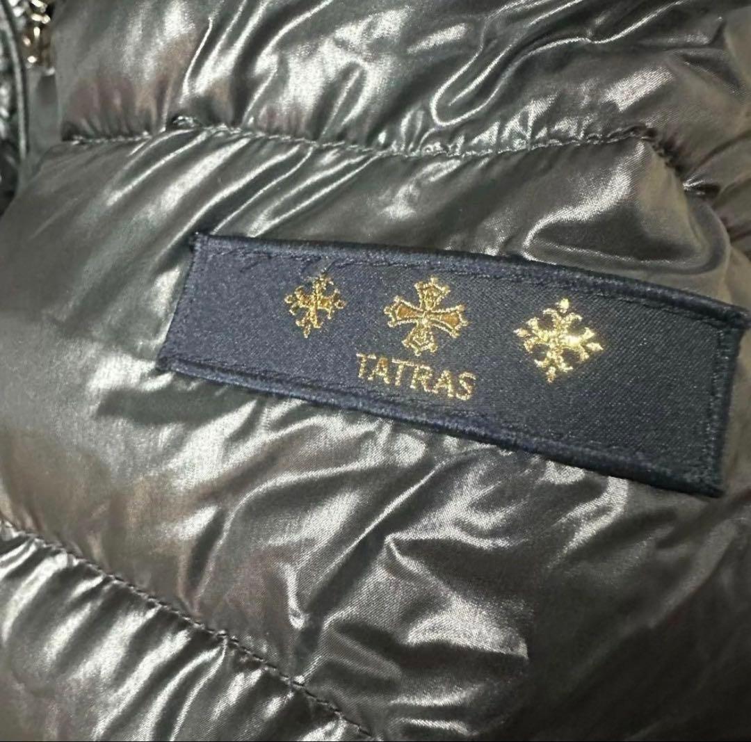 【美品】TATRAS　タトラス　ドレーナダウン　ジャケットグレー　Sサイズ