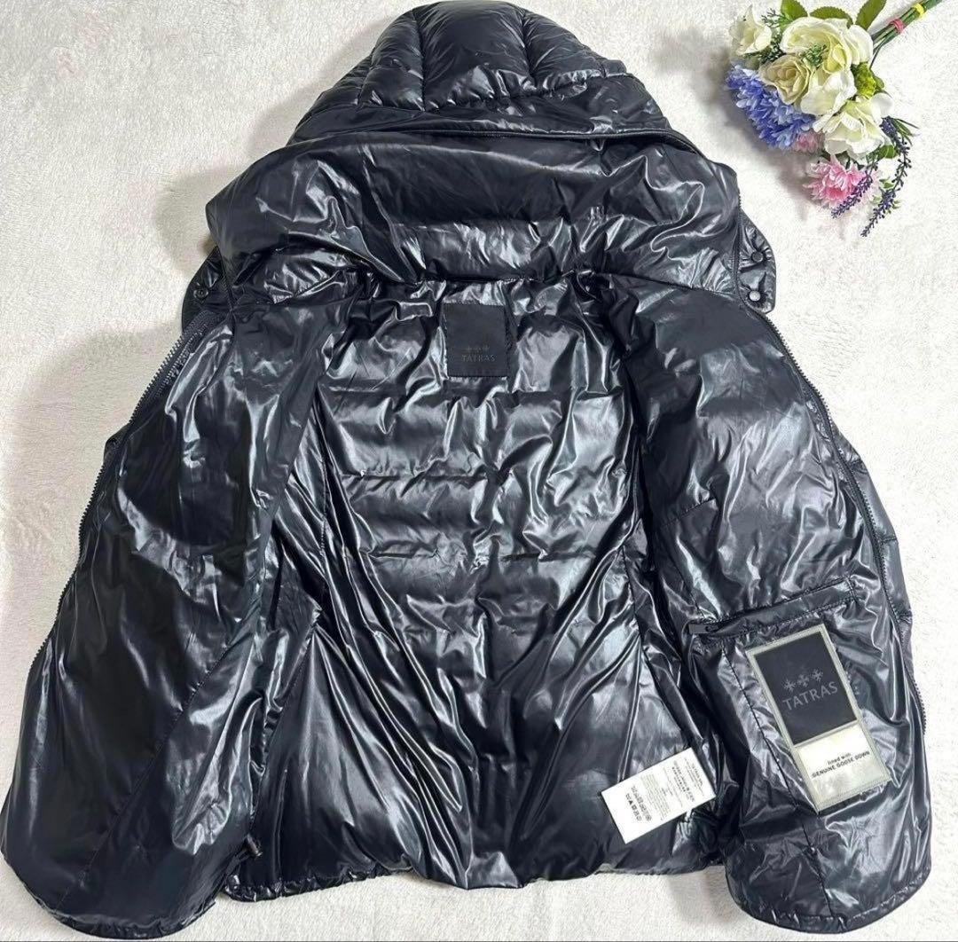 【美品】TATRAS　タトラス　ドレーナダウン　ジャケットグレー　Sサイズ
