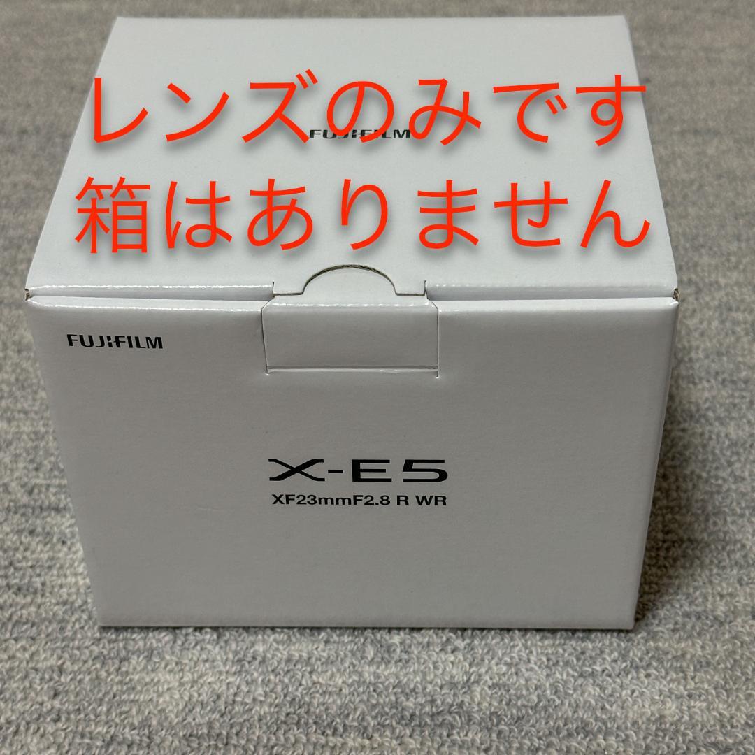 富士フイルム XF23mmF2.8 R WR ブラック 新品