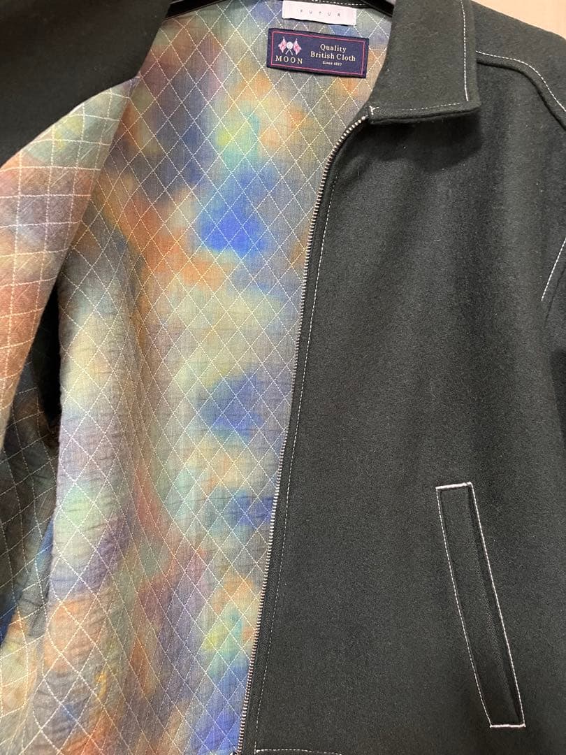 FUTUR ウール ジャンパー ダークグリーン