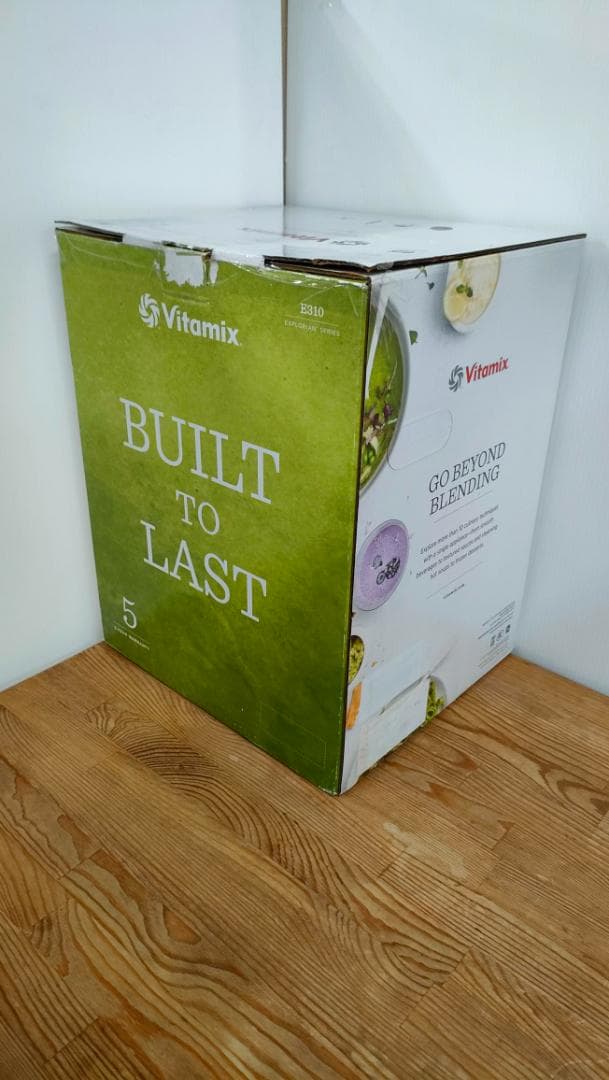 【目立った傷や汚れなし】バイタミックスE310　ホワイト　保証書あり　　1617