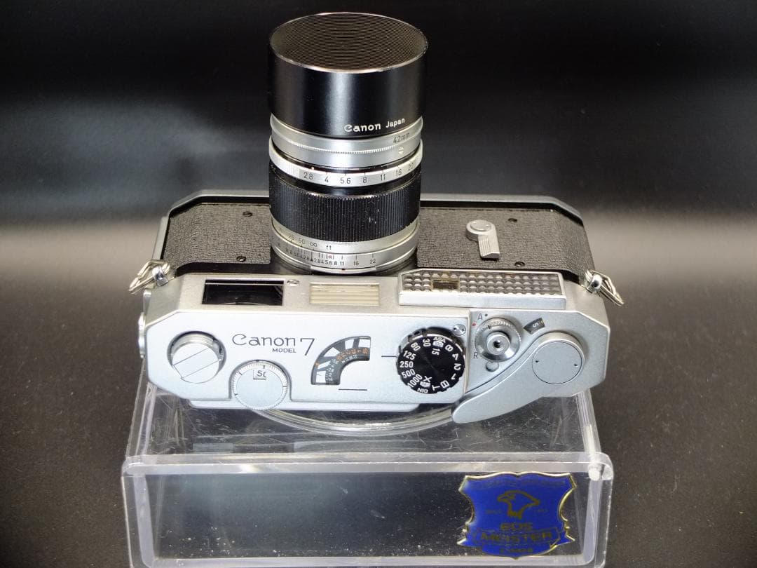 キャノン７／キャノンレンズ50mmf2.8Ⅱフード付【実写確認整備済】