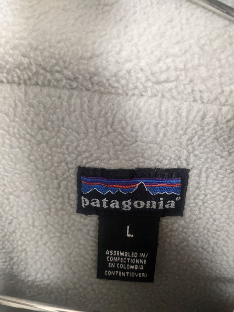 パタゴニア シェルドシンチラベスト ナイロン　ブルー　サイズＬ　90年代