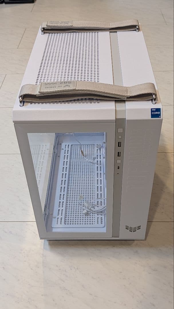 ホワイト ミニタワー PCケース GT502