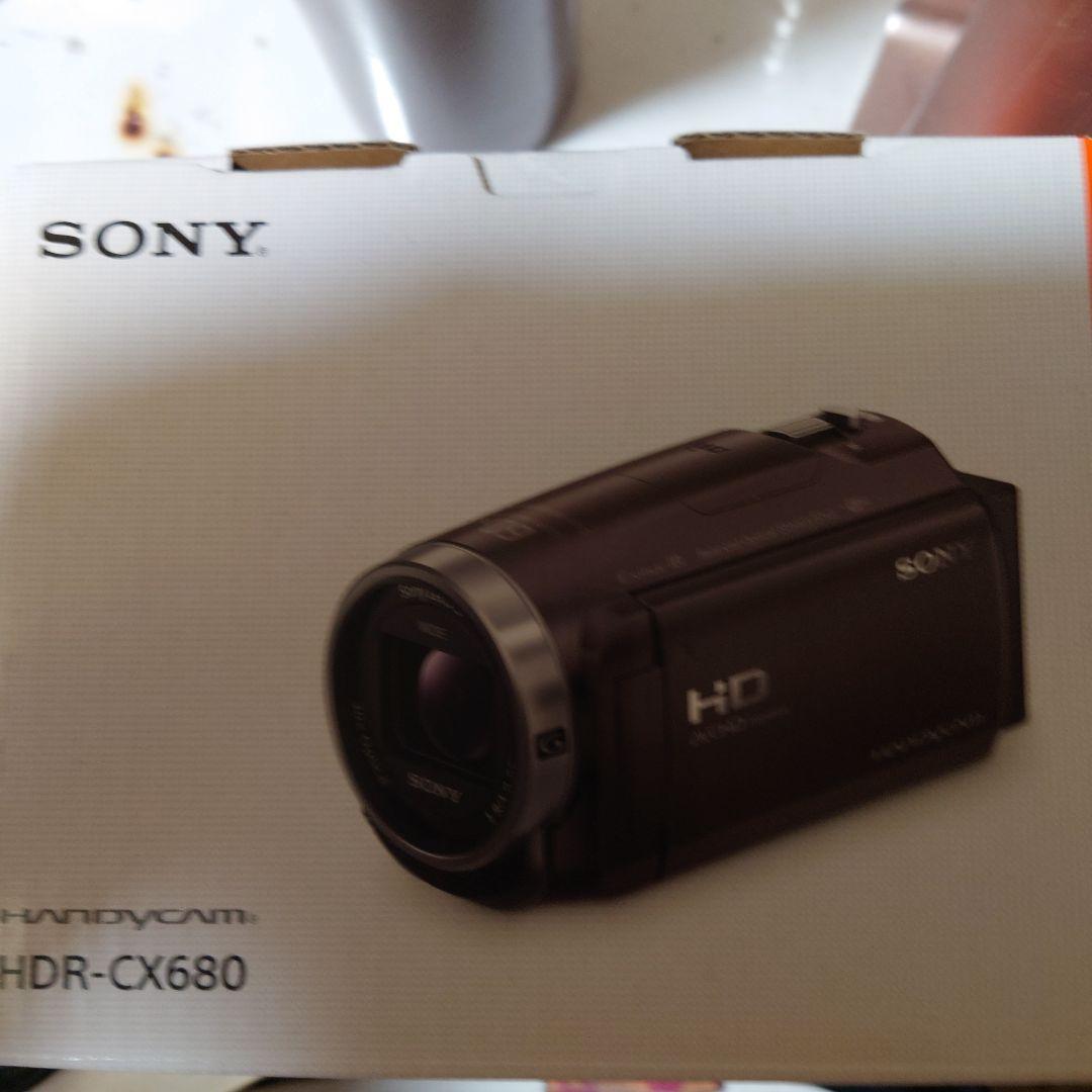 SONY HDR-CX680 ビデオカメラ 本体 ホワイト