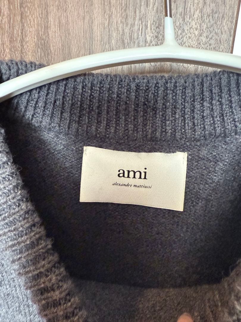 AMIPAIRS グレー　アミパリス　ニットセーター