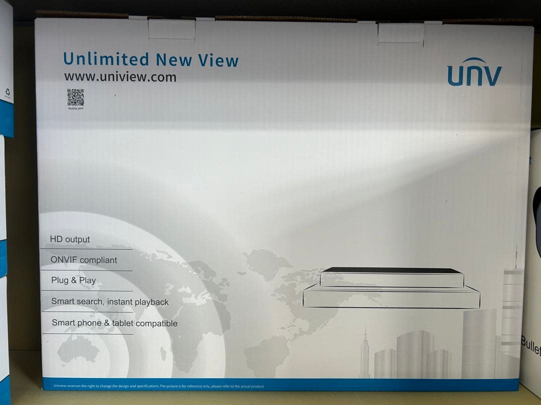 【16ch】UNVネットワークレコーダー日本語OSD対応