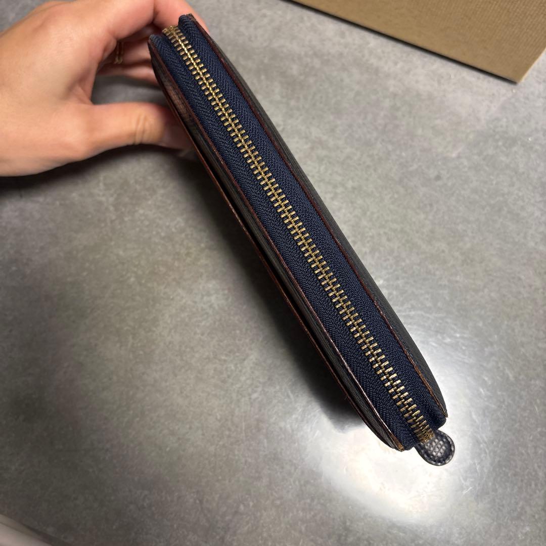 ガンゾGANZO リザード　ラウンドジップ長財布