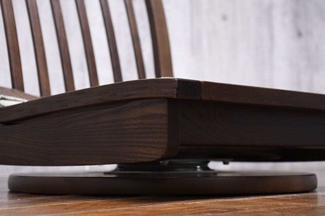 EBK22 展示品 カリモク 木組シリーズ 座椅子 CN5017 回転ベース