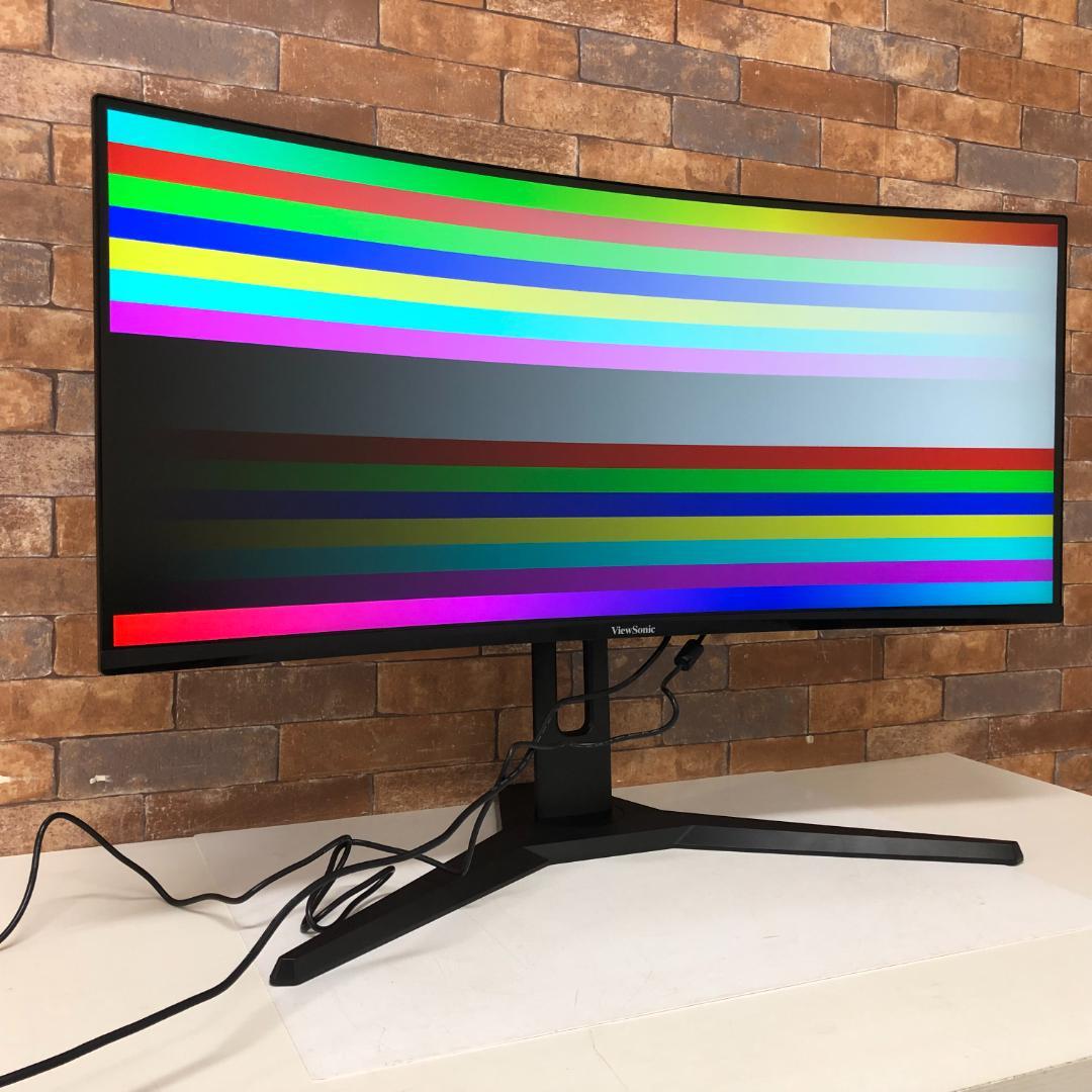 【送料無料】ViewSonic 湾曲モニター 34インチ VX3418-2KPC