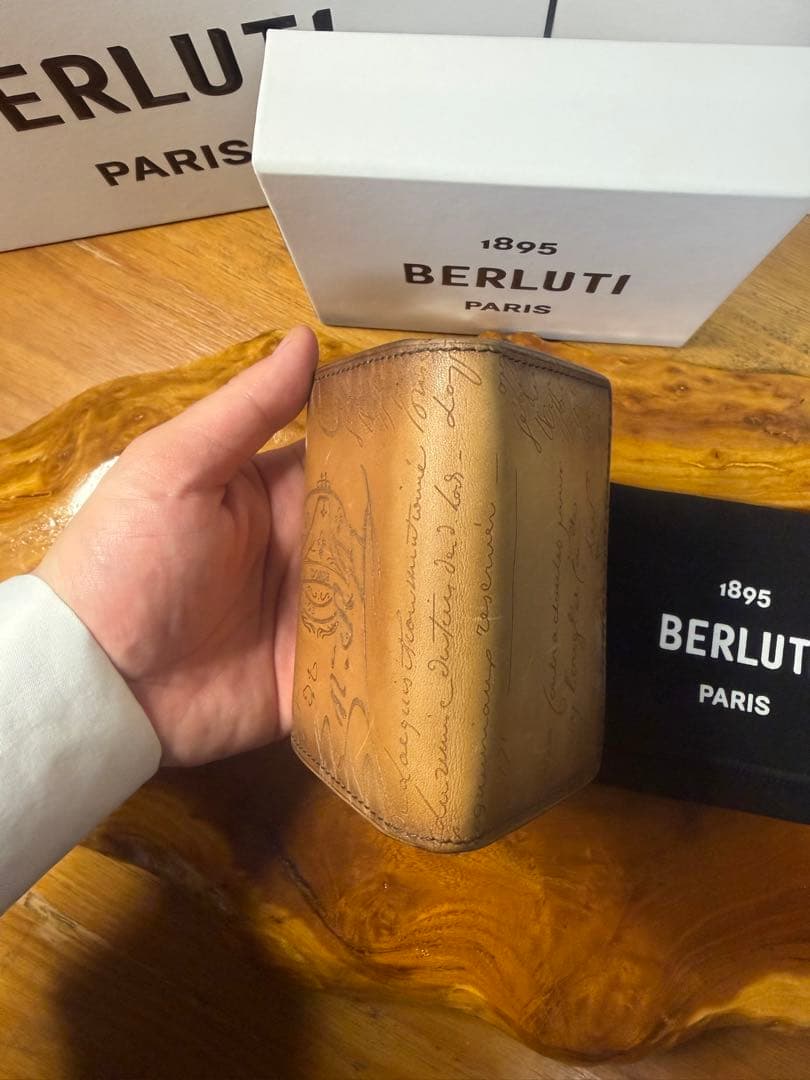 Berluti 名刺入れ カードケース ヴェネチアレザー スクリット