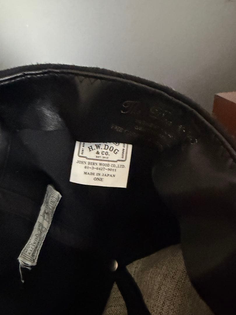 H.W. DOG & CO. Dロゴ ベースボールキャップ