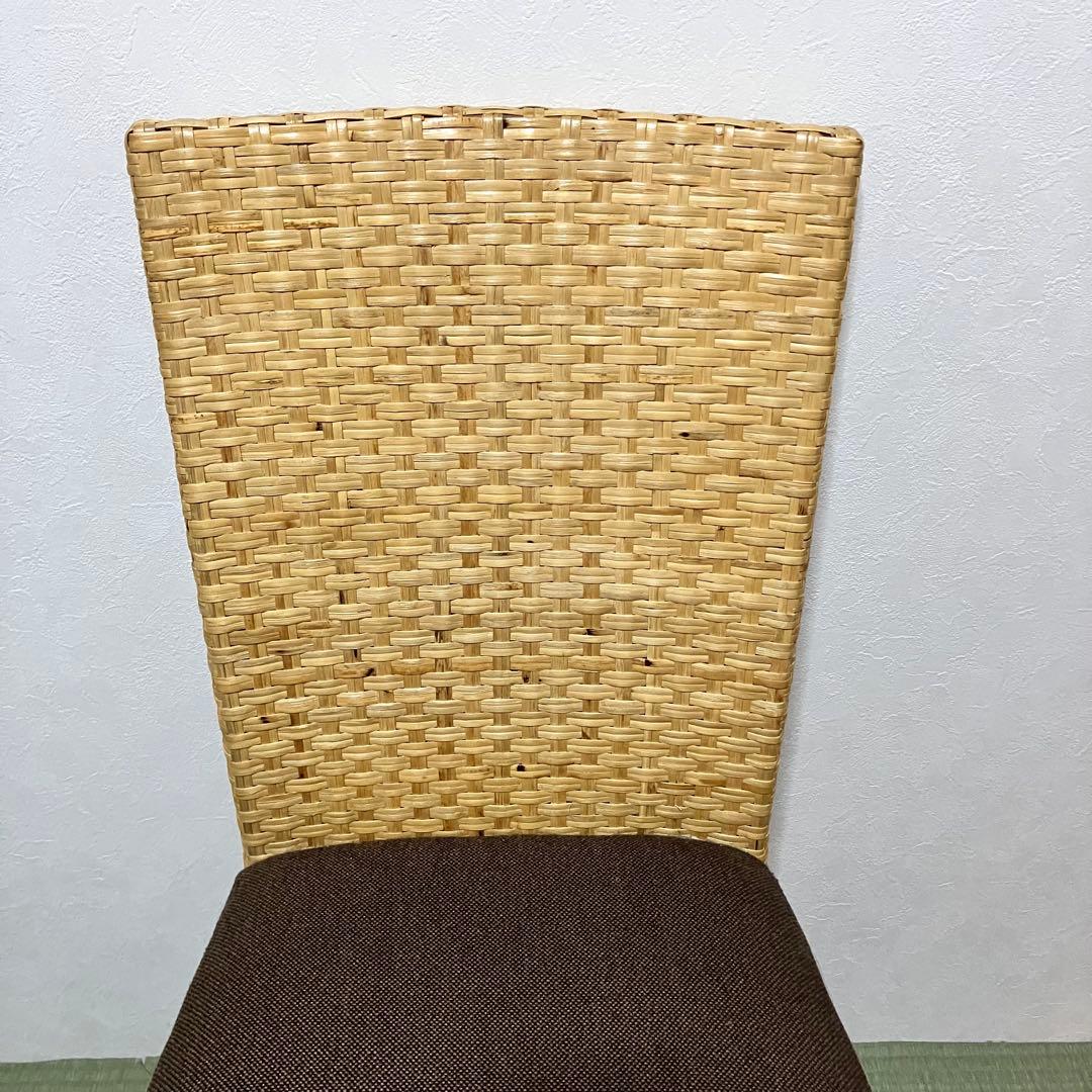 【希少】桜屋工業 チェリーファニチュア ラタンチェア 編み込み