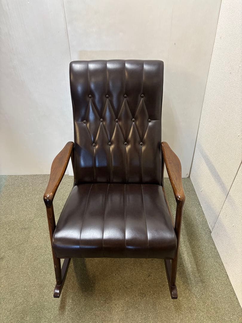 希少　昭和レトロ　40年以上前　当時物　ヴィンテージロッキングチェア