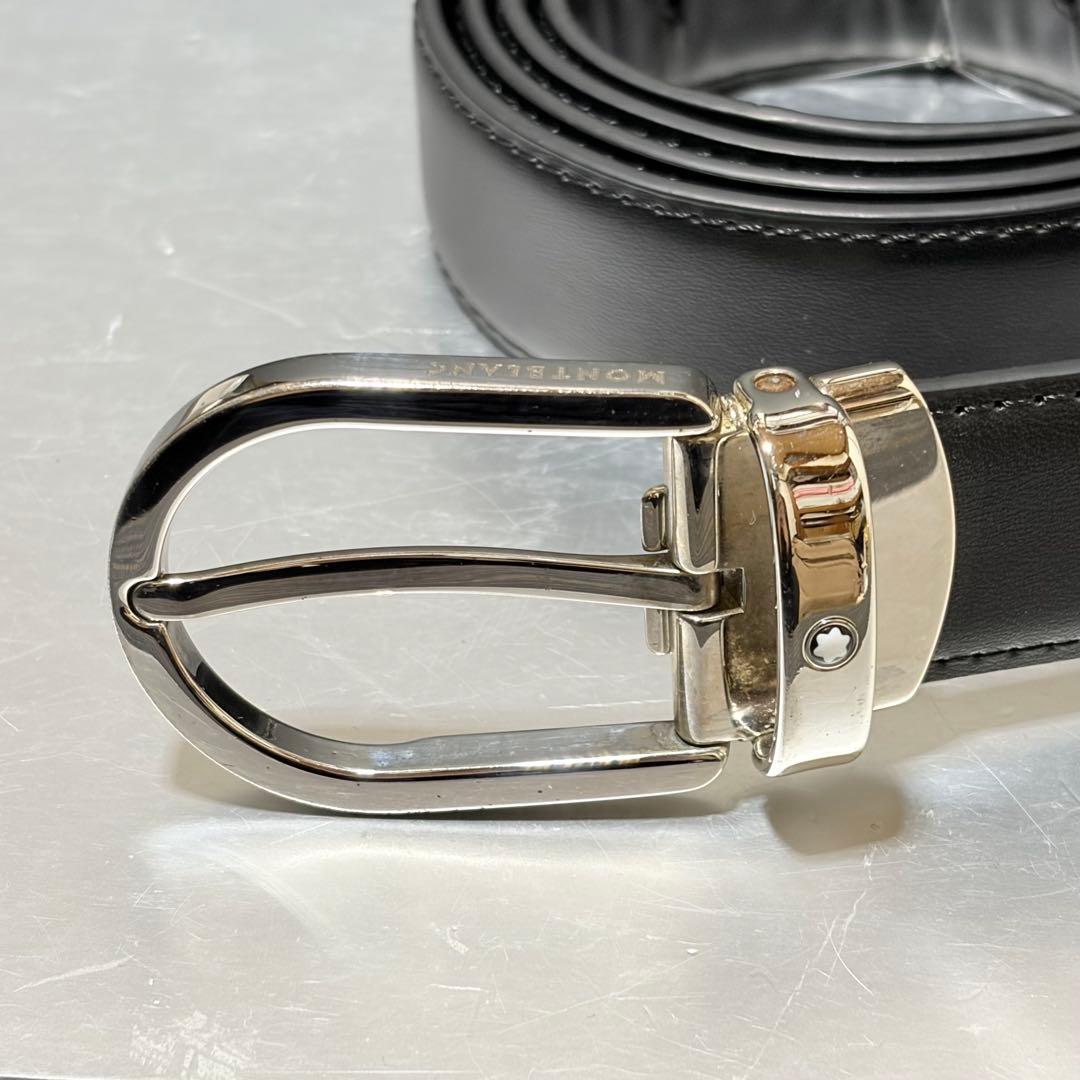 美品　モンブラン　マイスターシュテュック　スター　レザー　ブラック