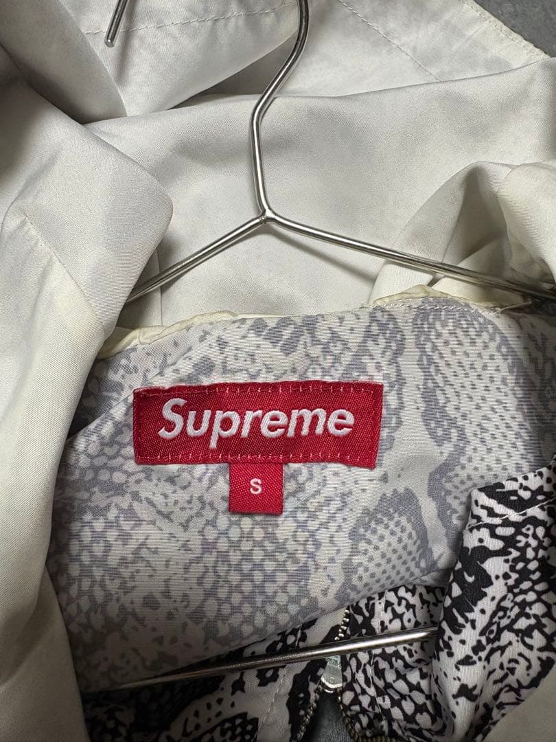 supreme パイソン柄 パーカー