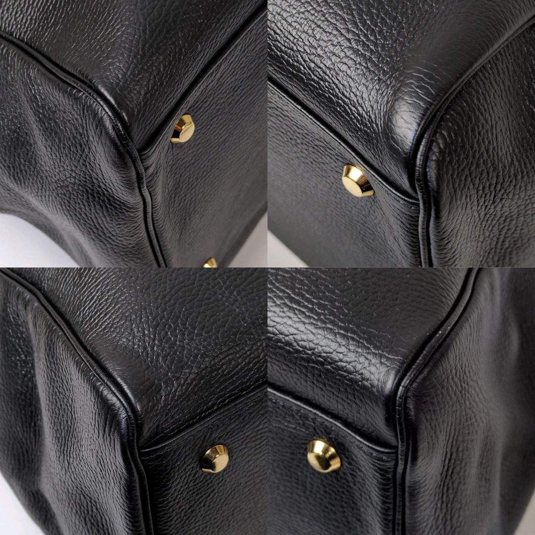 未使用 ヤングアンドオルセン エンボス レザー ベルテッド トートバッグ M