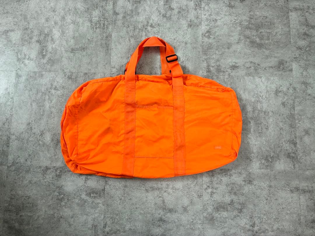 【廃盤/南京錠付】PORTER TRIP 大容量 ボストンバッグ オレンジ