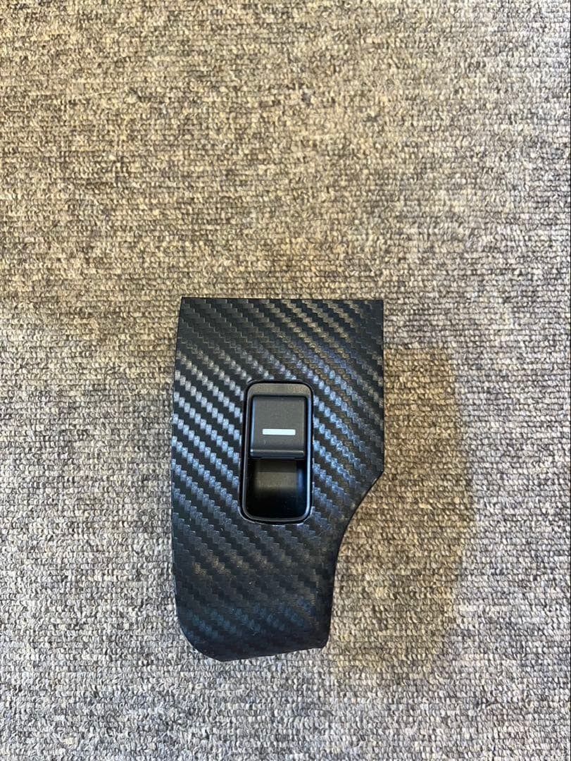 CL7 アコードEuro R カーボン調シート貼り付け パワーウィンドウスイッチ