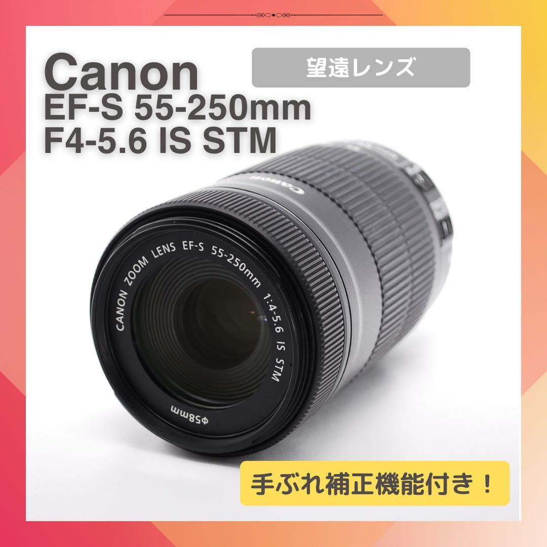 美品✨Canon EF-S 55-250mm IS STM✨動画撮影にも最適✨