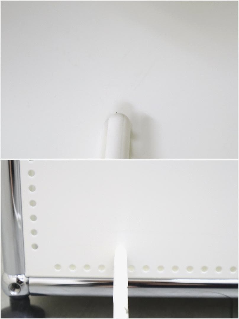 正規品 USM ハラーシステム キャビネット シェルフ 1列3段 ピュアホワイト