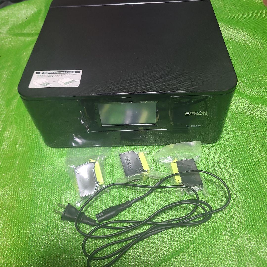 美品【動作確認済】EPSON EP-882AB プリンター インクおまけ