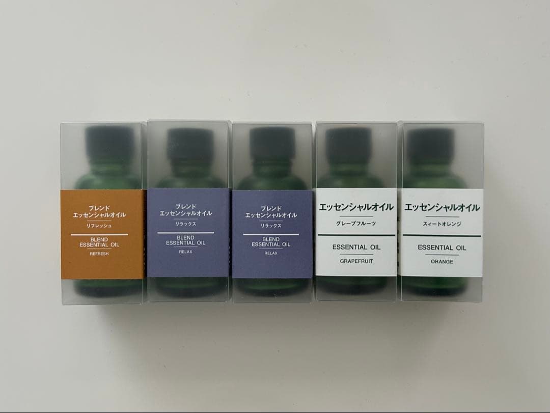無印良品 エッセンシャルオイル 30ml×5