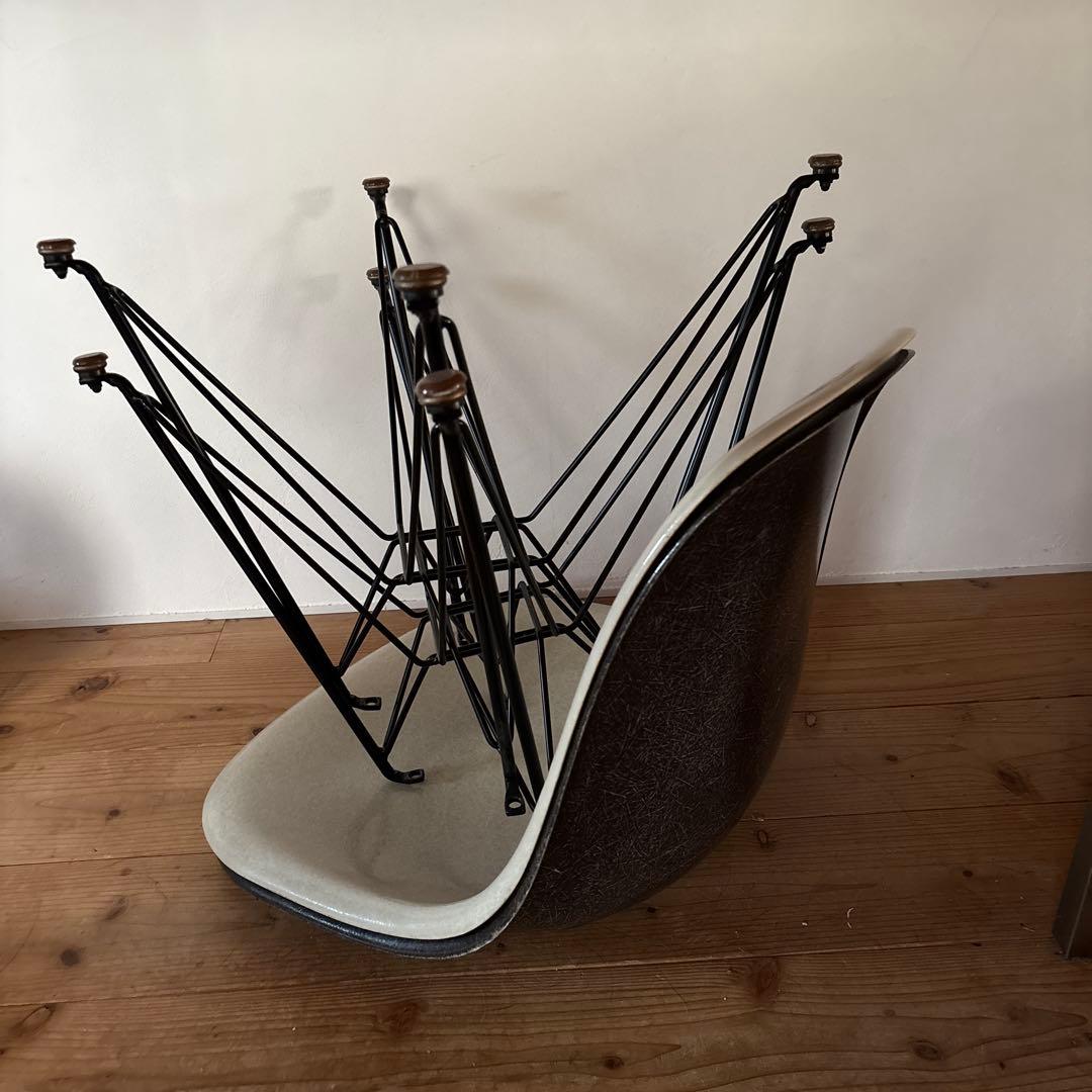 ３３３MODERNICA モダニカサイドシェルチェア2脚 エッフェルベース