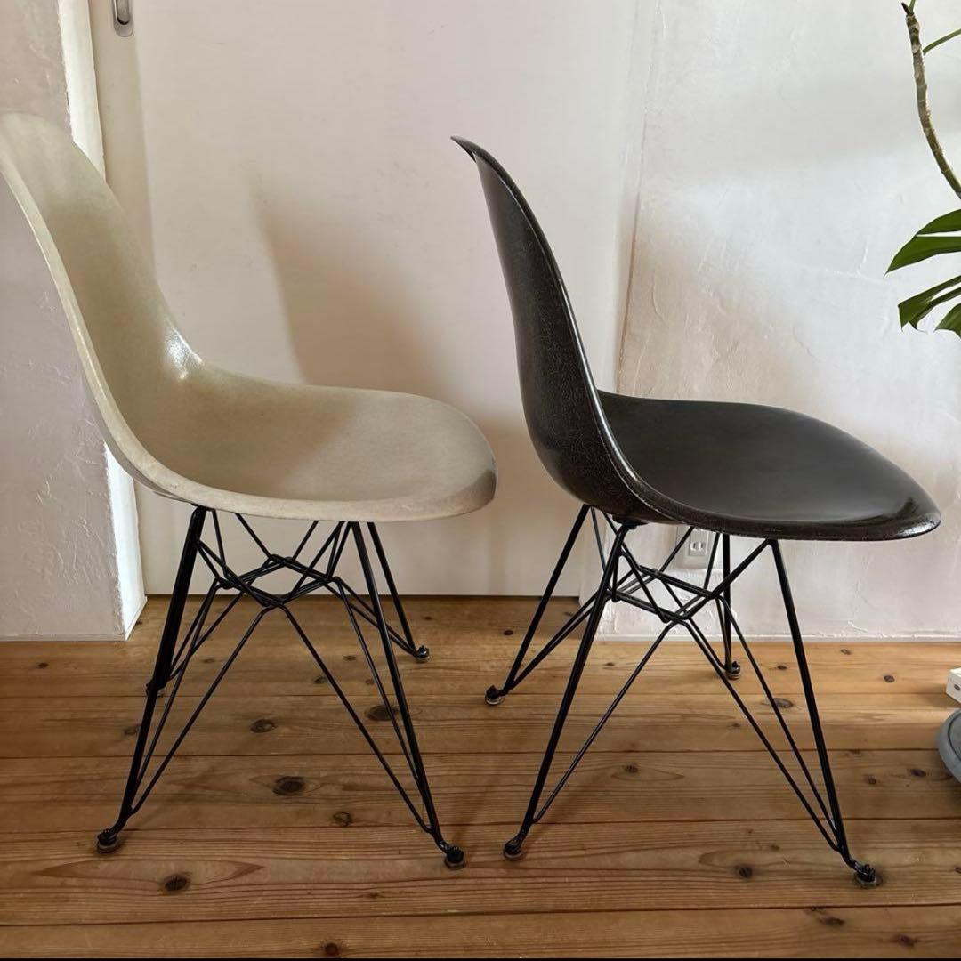 ３３３MODERNICA モダニカサイドシェルチェア2脚 エッフェルベース