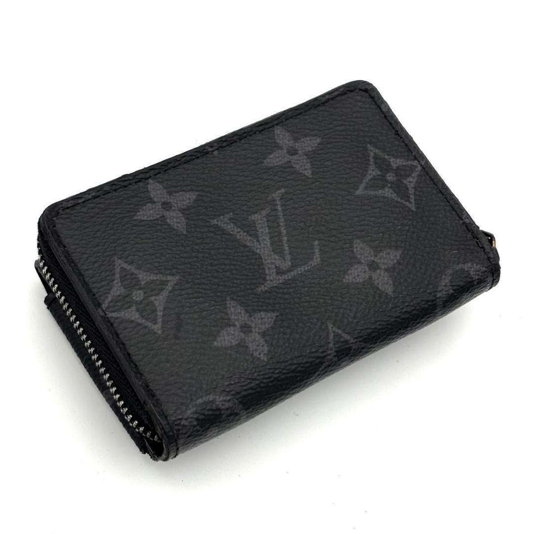 【新型】ルイヴィトン ケース ジッピーオーガナイザー モノグラムエクリプス