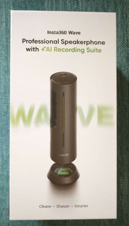 【高性能をお得価格で】AIスピーカー　Insta360 Wave