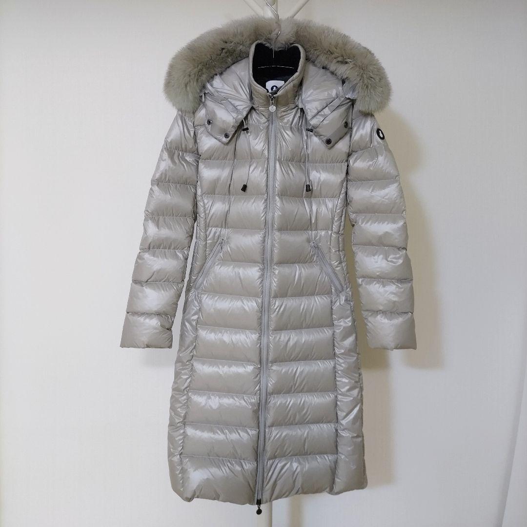 【未使用級】スノーマン ニューヨーク リアルファー ダウンコート グレー XS