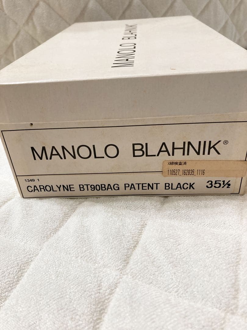 MANOLO BLAHNIK ブラック ハイヒール